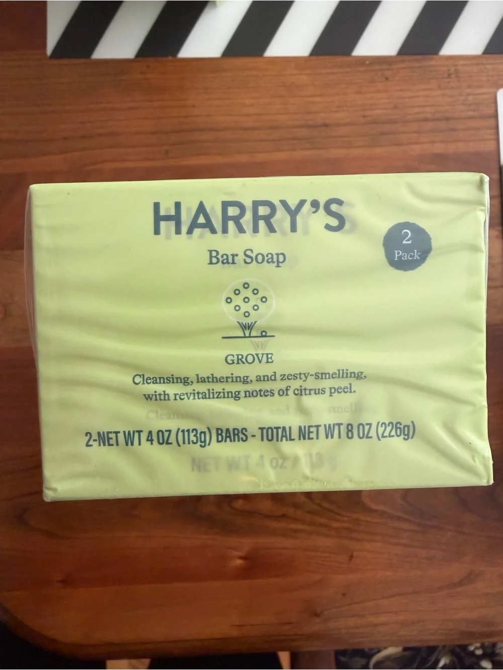 Harry’s Grove Bar Soap | 8-Pack Retired Grove Scent |  Brand New Factory Sealed